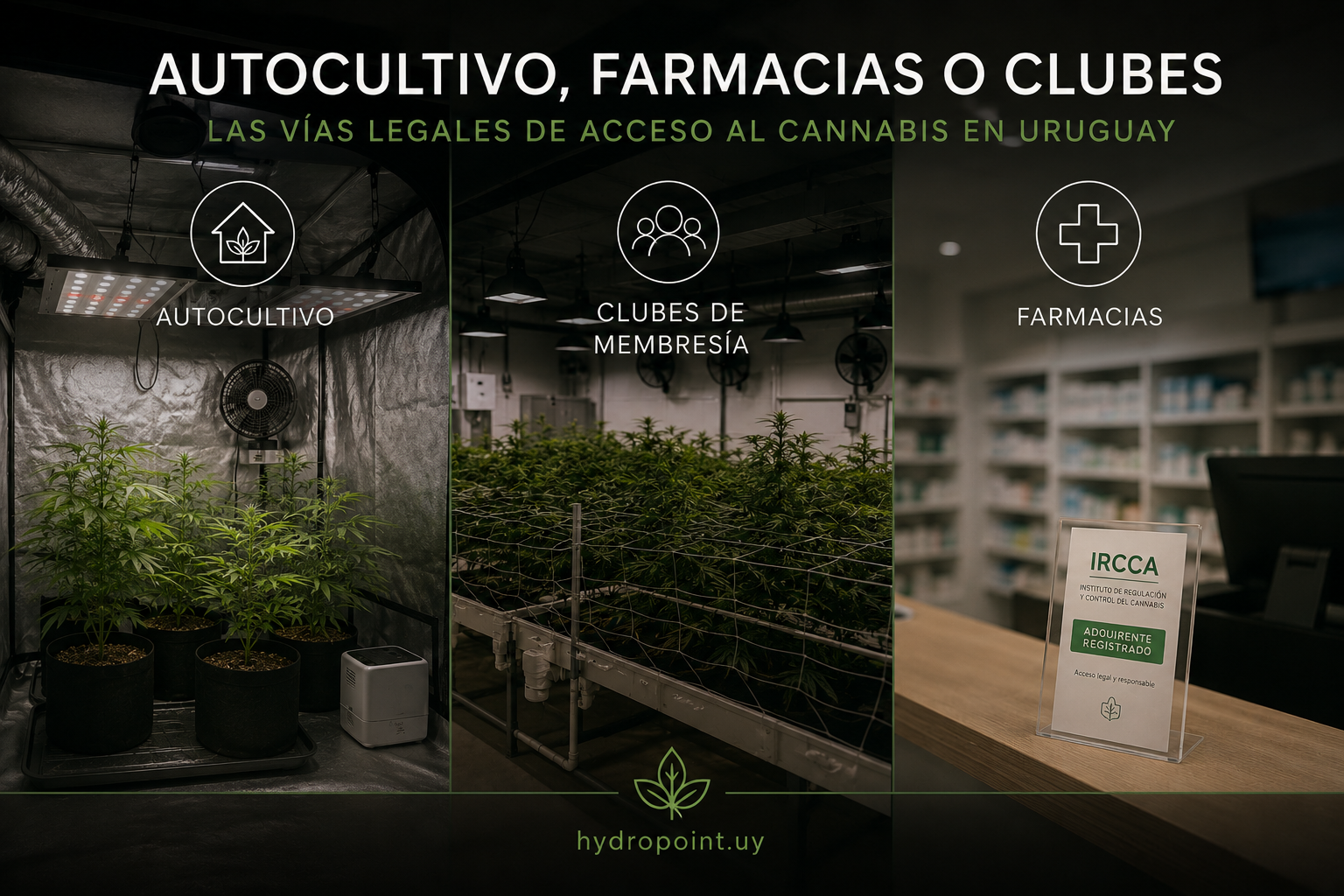 Autocultivo, farmacias o clubes: las vías legales de acceso al cannabis en Uruguay